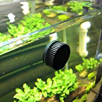 Rodipu Limpiador magnético para acuarios- Mini Herramienta de Limpieza de Vidrio- Negro- Cepillo súper magnético…